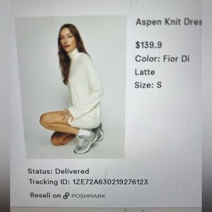 Reformation Aspen Knit Dress